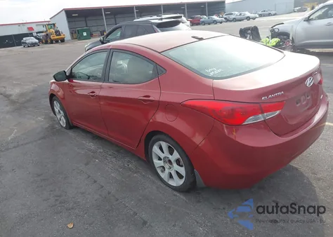 2013 Hyundai Elantra Limited z USA, uszkodzony, nr VIN KMHDH4AEXDU592304